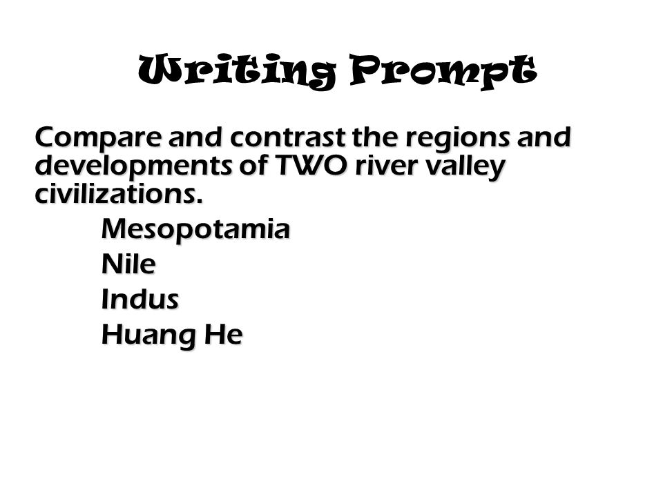 Compare and contrast mesopotamia and indus river valley